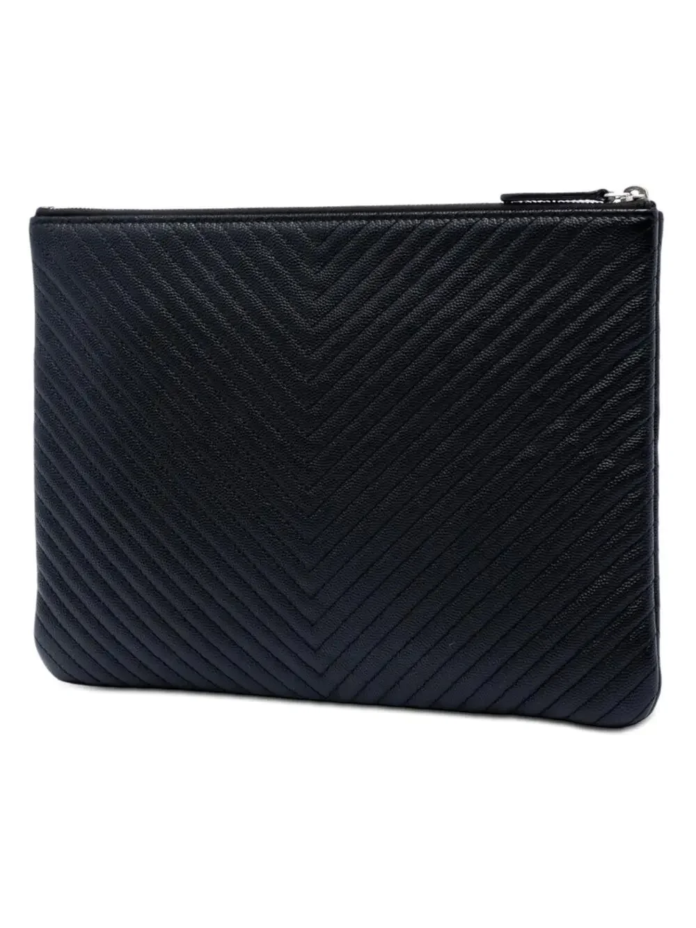 Chanel Medium Cc Chevron Caviar O Case #284792C10B